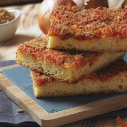 Sfincione (Sicilian Style Pizza)