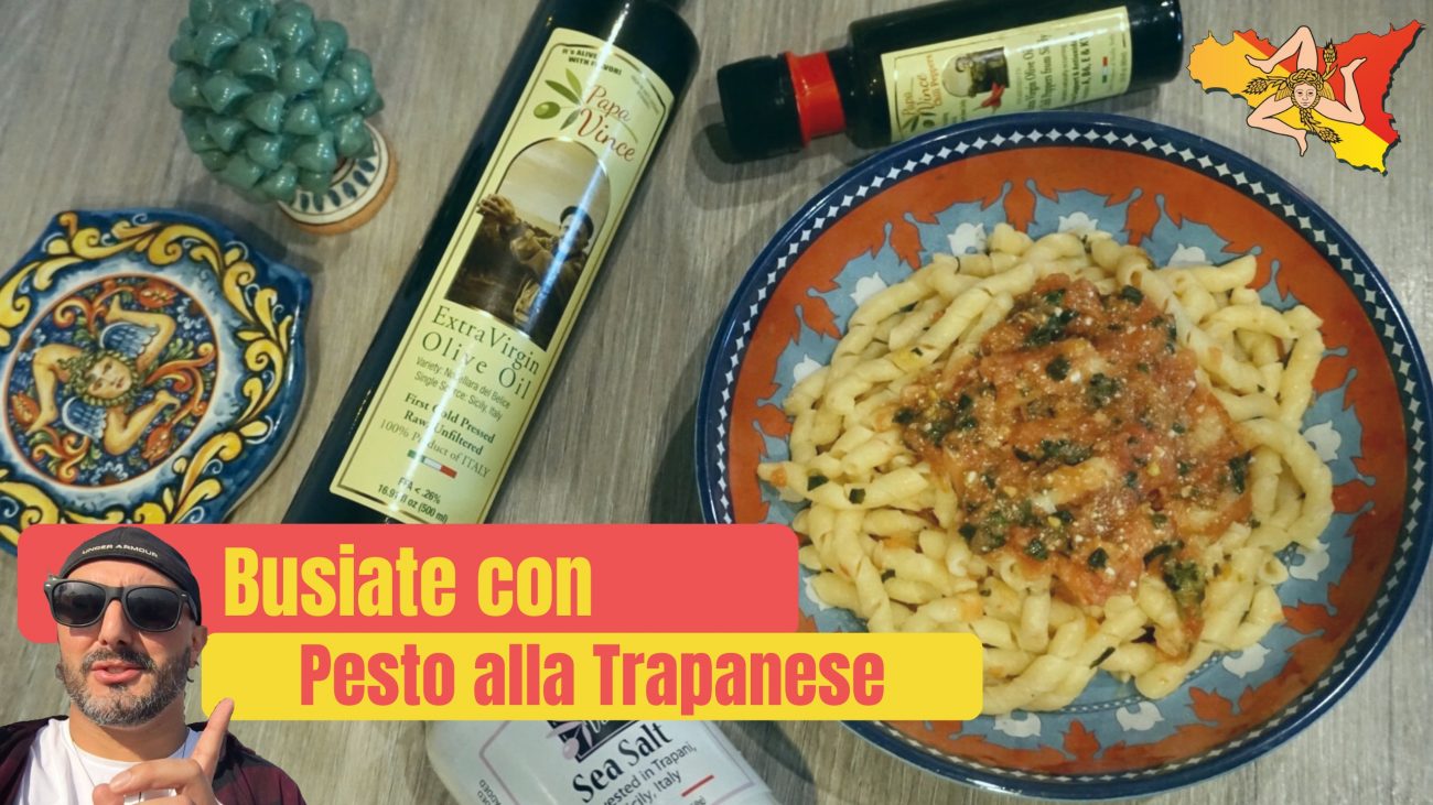 Busiate con Pesto alla Trapanese