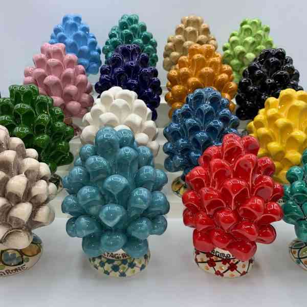 Sicilian Pinecone Ceramic from Caltagirone by Sicilia Bedda