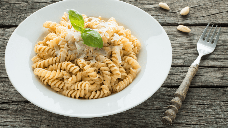 Pasta with Almond Pesto